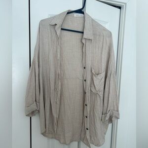 Olivia + James button up shirt